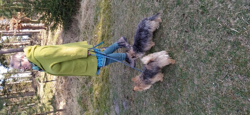 Petra mit Zuri und Quilla